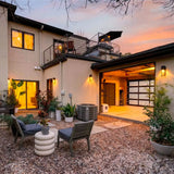 Front courtyard at dusk
