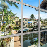 Water views through the windows