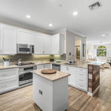 Kitchen with island