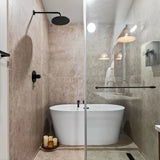 Bathroom with soaking tub
